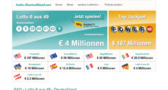 Desktop Screenshot of lotto-deutschland.net